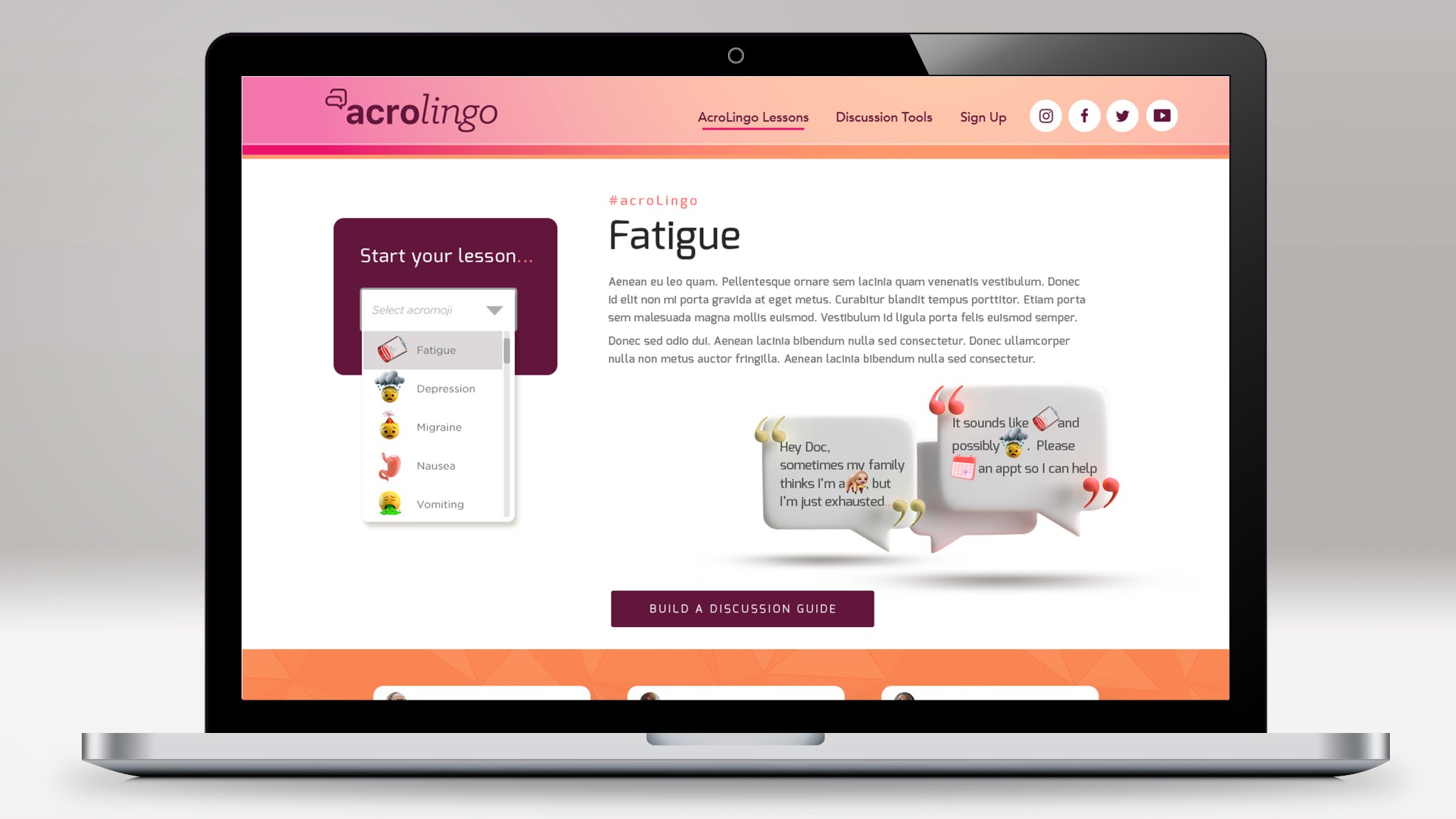 Website — Secondary Page